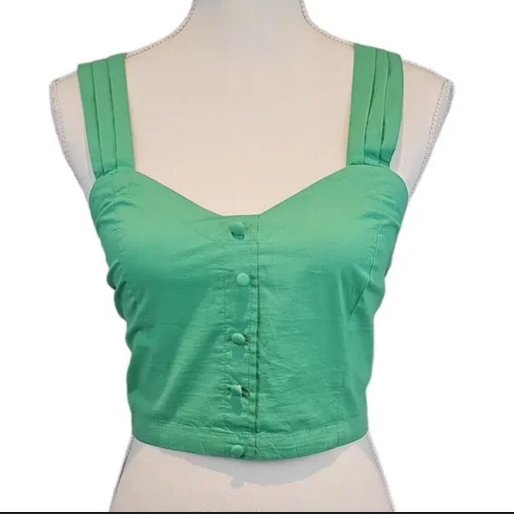 WOMEN’S SZ LARGE SIM & SAM CROP TOP. NWT  #326